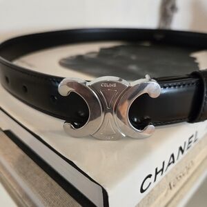 Celine Belt Black Size 80